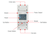 ADL200 DIN REAR REMOTO MEDIDOR DE ENERGIA